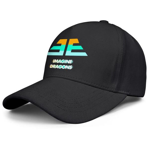 

imagine dragons logo patch mens and women adjustable trucker cap designer blank cute stylish baseballhats pixel art band deer logo pop, Blue;gray