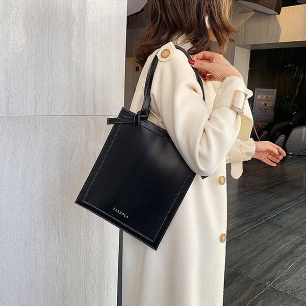 

bowknot shoulder leather bags soft large-capacity -name women's handbags women's split shopping handbags