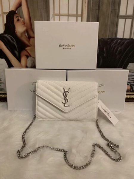 

design handbags sheepskin caviar metal chain gold silver design handbag genuine leather bag flip cover diagonal shoulder bags with box