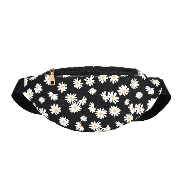 

daisy printed waist pack bum bag fashion cute fanny pack for women