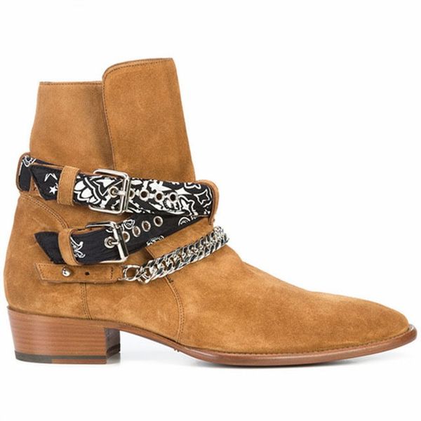 stivali a punta uomo