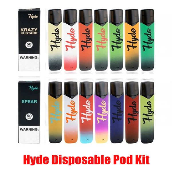 

Hyde Disposable Pod Device Kit 380mAh Battery 1.8ml Vape Stick Pen Prefilled Draw Activated Empty Cali Air Bar System VS Bidi POP XTRA Hot