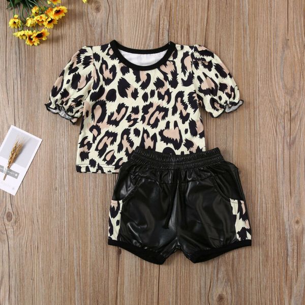 

2020 summer pure cotton baby children soft shorts suit t-shirt shorts boy and girl kids cartoon cute pattern clothes for 18m-5y, White