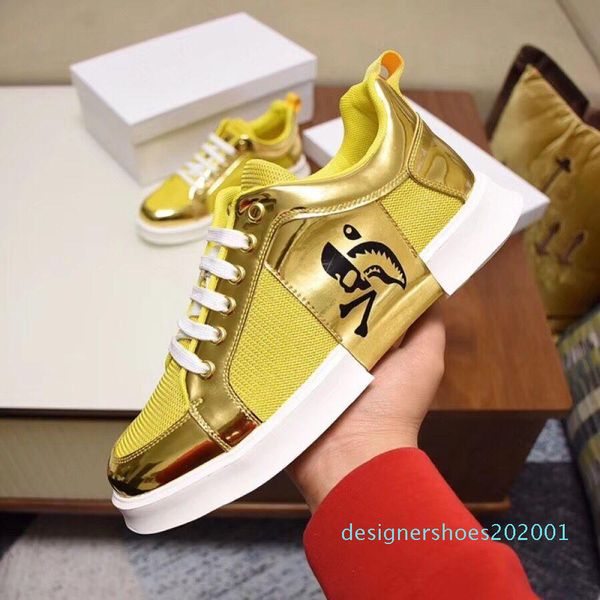 

2019men sneaker platform mens shoes arrive95 stars luxury layer leather of rivet casual men shoes eur38-45 m0803231 d01, Black
