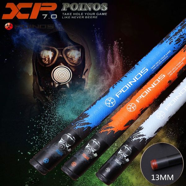 

poinos chinese pool cue 13mm tip black shaft with protector