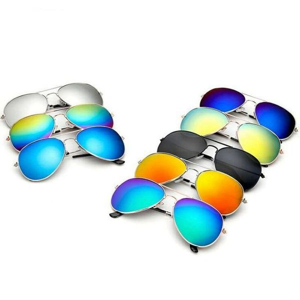 

frog sunglasses 26 colors mirror sun glasses reflective retro vintage outdoor driving eyeglasses eyewear ooa8031, White;black