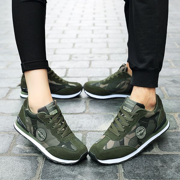 

2019 spring new flat flat camouflage female canvas shoes increase casual travel shoes high-large size couple 34-44, Black