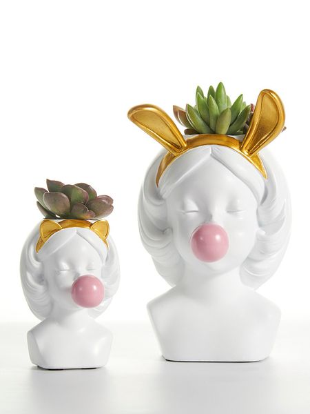 

nordic flowerpot succulent pottery cute creative simple interior decoration green plant potted ins small flower pot