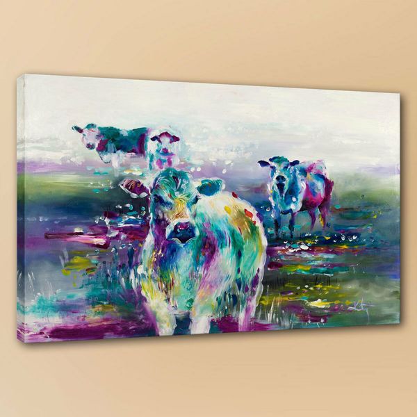 

katy jade dobson daisy,friends handpainted & hd printed art walldecor oil painting on canvas wall art picture home decor