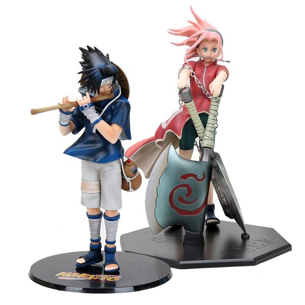 2019 Naruto Sasuke Uchiha Haruno Sakura Reviving Sharingan Dpcf Painting Collection Figure Model Toy Gifts Brinquedos From Windblock 3619