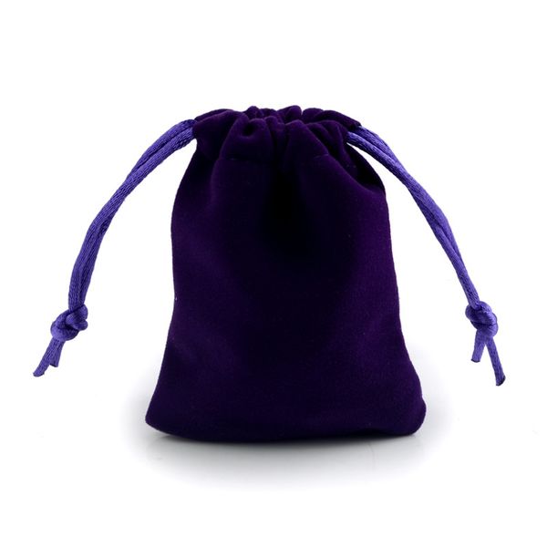 purple velvet backpack