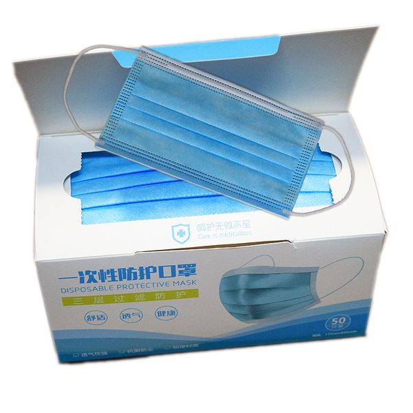 

found a one-time mask dust one-time mask one-time mouth qin 20 only equipped with protective breathable blue