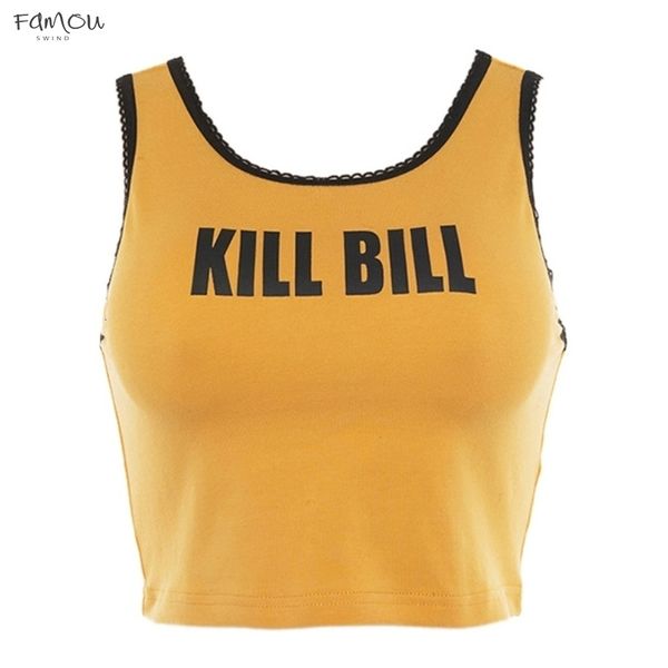 

us warehouse new arrival women fashion tank letter print short knitted lace appliques female skinny casual crop tees, White