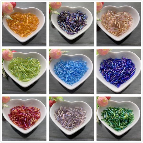 

12mm glass tube beads rainbow tube beads handmade jewelry accessories for for earrings bracelets necklaces dress