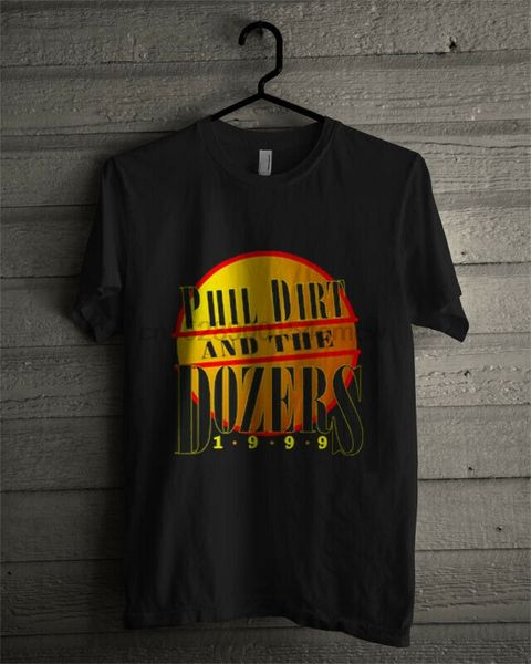 

vintage phil dirt and the dozers on tour 1999 t-shirt reprint new, White;black