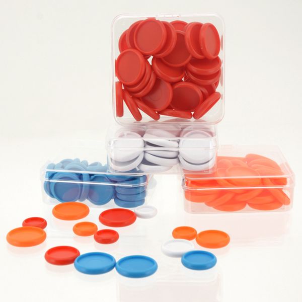 

30pcs 1'' diy notebook calendar loose leaf binder color disc blinding rings