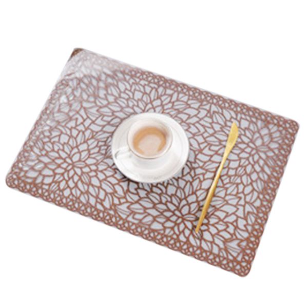 

1 шт главная hotel restaurant cafe таблица mat водонепроницаемый выдалбливают placemat placemats западные мат колодки