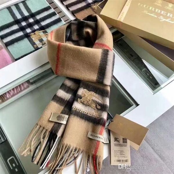 

brand desig cashmere scarf fashion autumn winter men and women scarves soft 100% cashmere scarves luxury embroidery brand scarves, Blue;gray