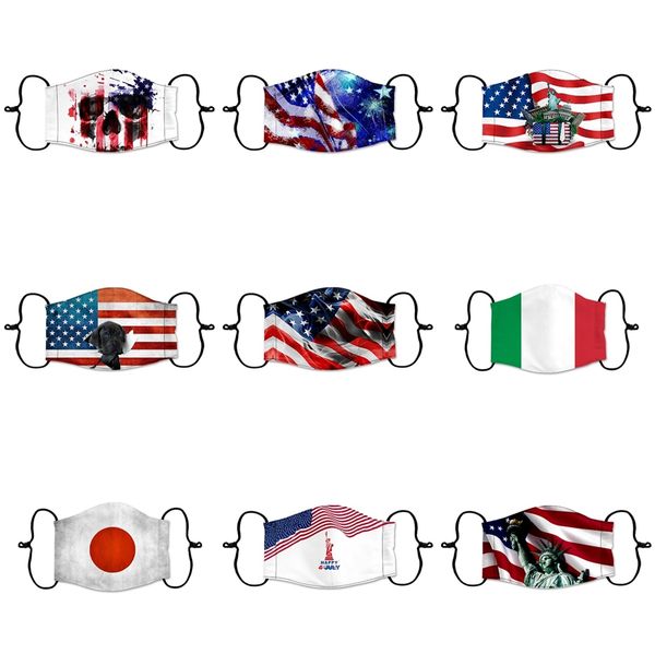

floral print mask breathable foldable mouth masks anti dust washable reusable sunscreen masks face mask with 2 1pcs filters designer #451
