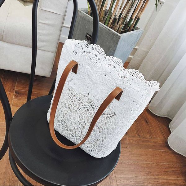 

2018 women messenger bag single strap shoulder bag lady lace crossbody bags lady handbag white