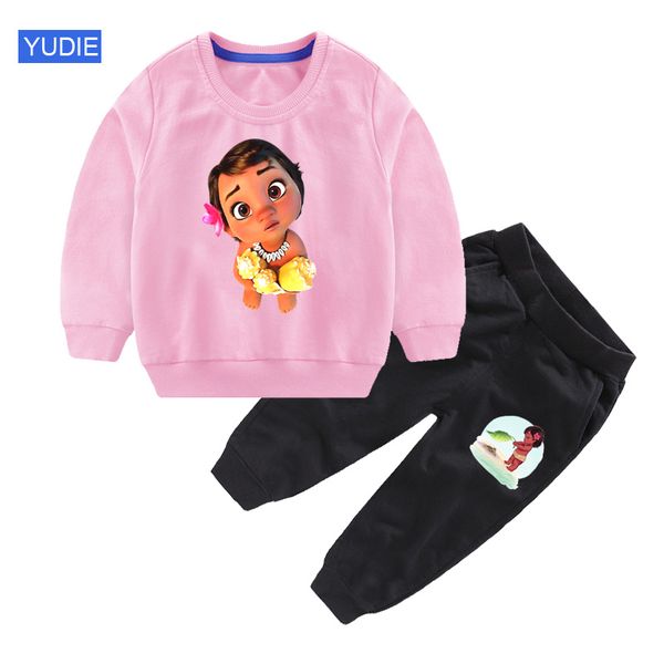 

детские наборы мультфильм океан романтика кофты весна осень детская одежда 2020boy повседневные спортивные брюки 2 шт. детская одежда, White