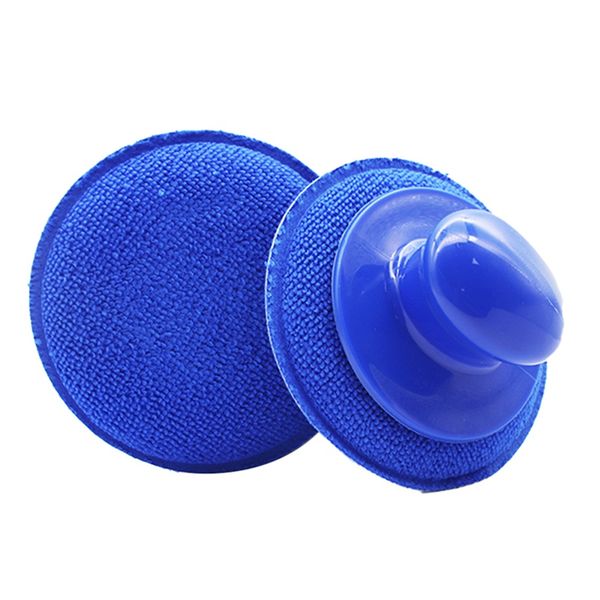 

wax applicator pads with handle 13cm diameter car cleaning tools detail products microfiber pad auto sponge for detailing