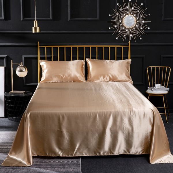 High End Bedding Set King Luxury Soft Tasteful Duvet Cover Queen Silk Camel Classic Home Textile Twin Bed Set With Pillowcase Duvet Cover Full Duvet
