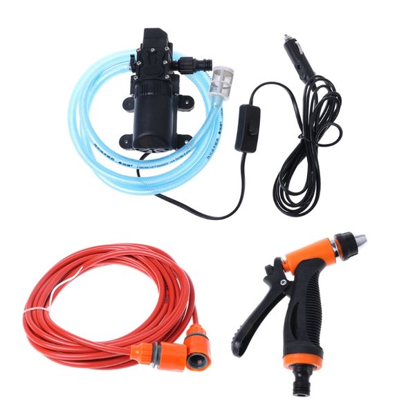 

12v electric car wash machine cigarette lighter with water pump