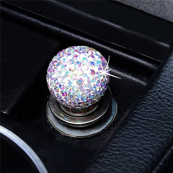 

universal personal auto vehicle metal rhine-stone auto car plug smoke heater