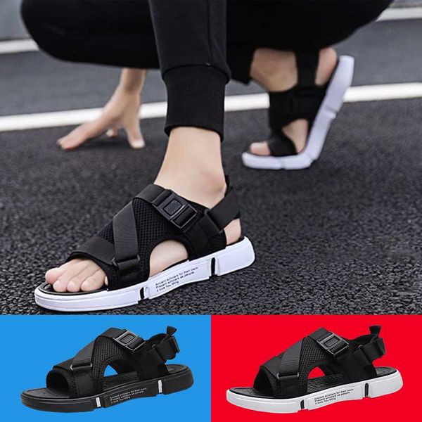

2020 new sandals for mens shoes male black platform slides slippers soft comfort beach outdoor platform fashion summer footwear