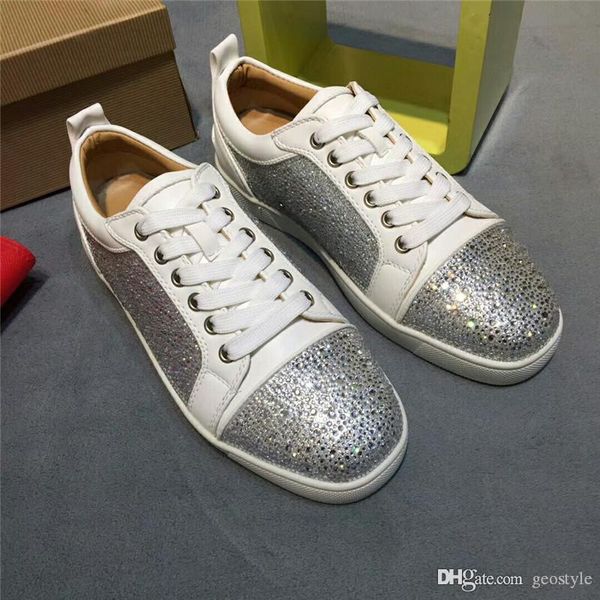 

Chri tian chri tianloubou pervenche veau cl red bottom newboutin multicolored pike rhine tone diamond trainer neaker de igner hoe