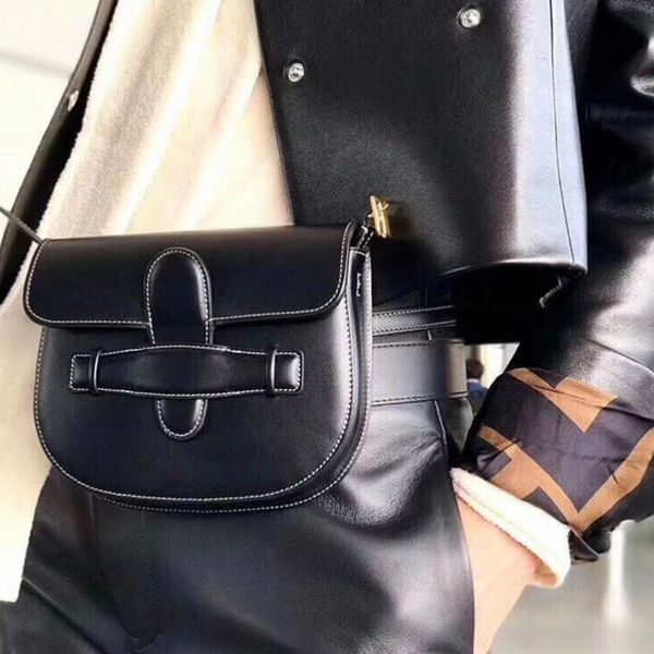 

classic waist bags famous fashion ladies saddle shoulder bags chest bag women crossbody size:18x15cm