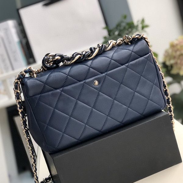 

2020 luxury handbags designer fashion women lambskin crossbody bag soft leather messenger bag brand flap chain shoulder bags