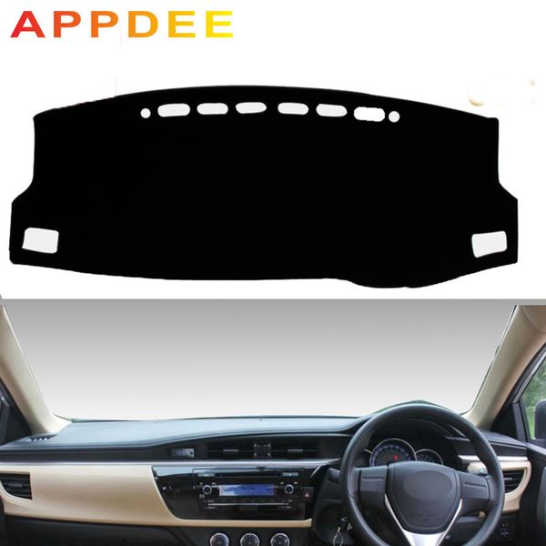 

appdee for corolla axio altis fielder 2013 2014 2019 car styling covers dashmat dash mat sun shade dashboard cover capter