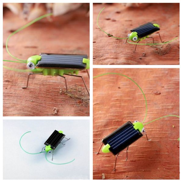 

new fashion solar grasshopper educational solar robot toy educational toy gadget solar toy for children t2g5022