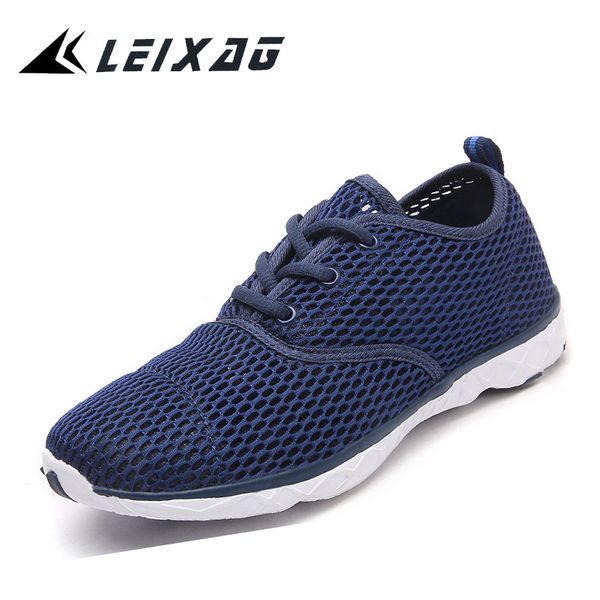 

leixag men wading shoes quick-drying aqua shoes outdoor breathable mesh lightweight water sport camping sneakers