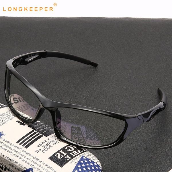 

longkeeper anti blue light glasses men fashion sport transparent spectacles frame blue light blocking eyeglasses oculos de grau, White;black