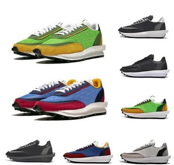 

2019 sacai x ldv waffle daybreak running shoes trainers mens sneakers for women fashion designer breathe tripe s black sports shoes