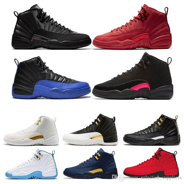 

designer 12 12s mens basketball shoes winterized gym red game royal fiba cny bulls university blue men sport sneakers size 7-13