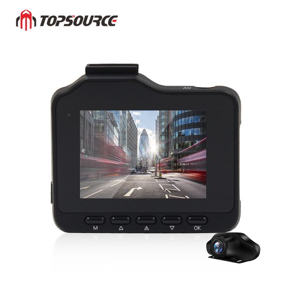 

ource 4k 3840*2160p 30fps dash cam car build in gps wifi recorder car dvr camera dual lens rear cam full hd 1080p