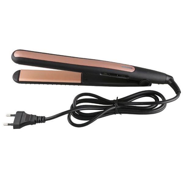 

ceramic tourmaline flat iron nano silver argan oil hair straightener led hair straightening, Black