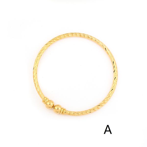 

wholesale gold dubai india bangles gold color ethiopian bangle bracelet african women jewelry, White