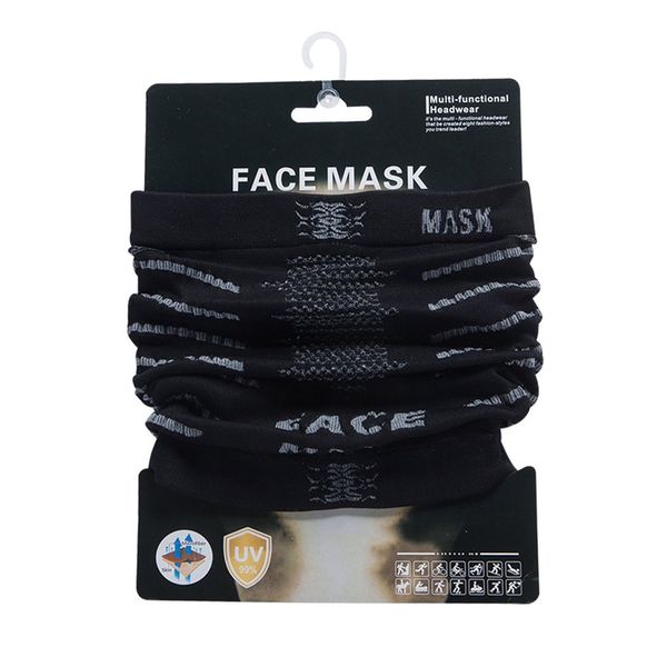 

2018 outdoor mask multi-function magic mask headscarf face cuffs hood windproof warm thickening, Black