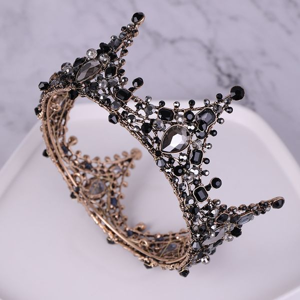 

2020 black new arrival wedding bridal tiara rhinestone head pieces crystal bridal headbands hair accessories bride dresses, Silver