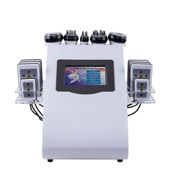 

ultrasonic liposuction 40k multi pole vacuum cavitation two color laser weight loss machine, Black