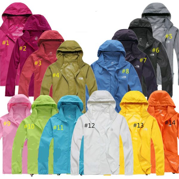 

2019 новый север лето нового бренда женских мужское быстросохнущая открытая повседневная спорт водонепроницаемая uv куртка пальто face ветро, Black;brown