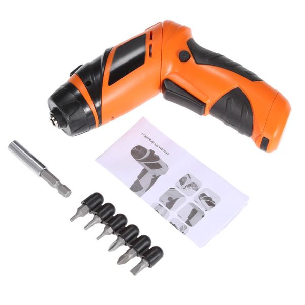 

8 in 1 6v cordless electric screwdriver set repair tool kit with led light multi-function cordless power tools