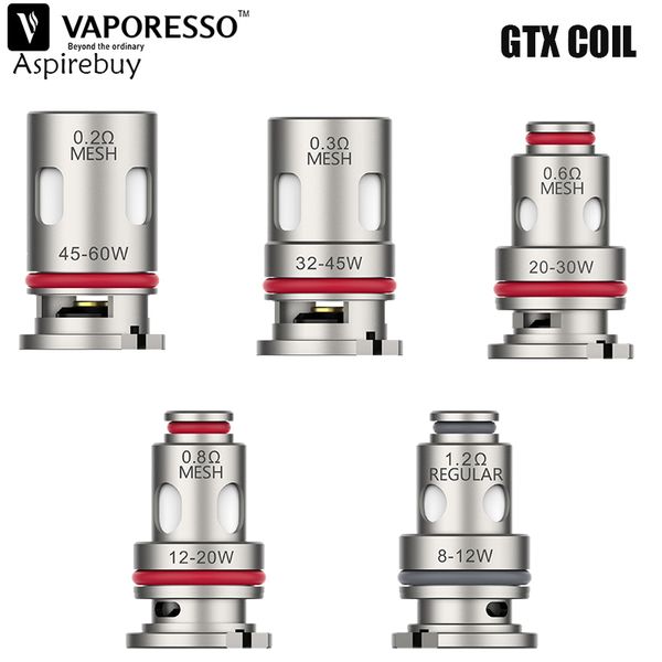 

Vaporesso охлаждения сетки катушки 0,3 ом 0,2 Ом 0.6 ом 0,8 ом головка охлаждения катушки для целевой PM80 PM30 под подлинным 5шт/УП