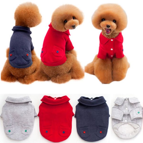 

собака толстовка теплая зима пальто свитера куртки одежда pet puppy трикотаж костюм jumper