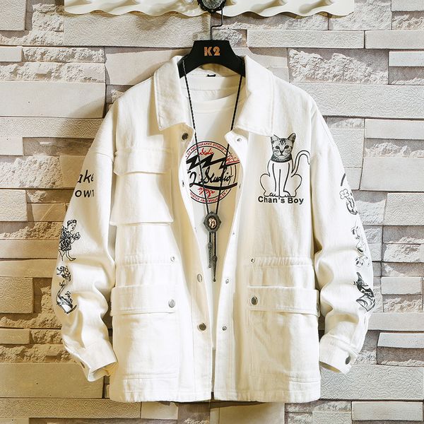 

714 -3 -s608 -p85 men and women guapai loose coat jacket lovers fund competitive products, Black;brown